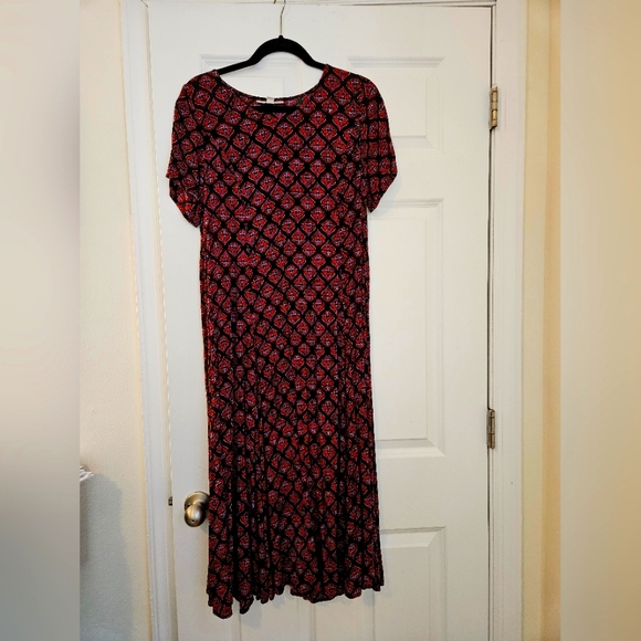 Woman Within Dresses & Skirts - EUC Boho-style Maxi Dress, Women's Size 14/16